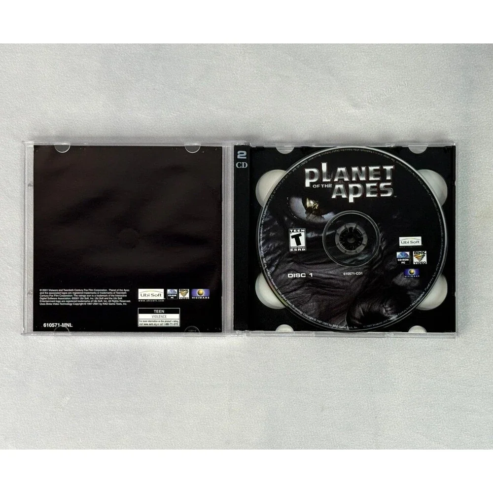 PLANET OF THE APES MANUAL UBI SOFT GAMES EXCELLENT